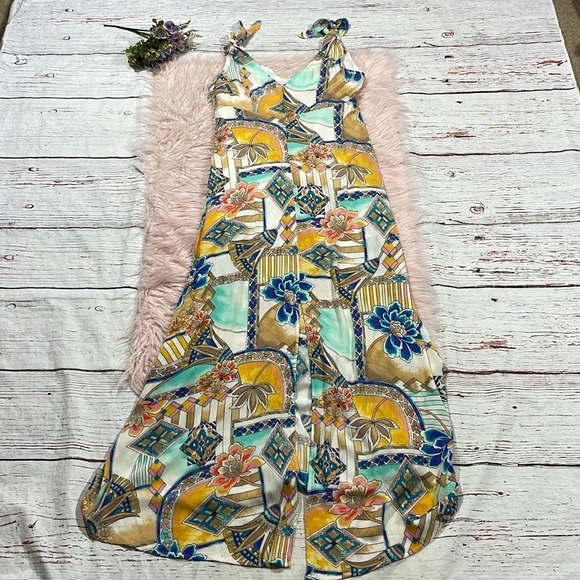 O’Neill Harlem Maxi Tropical Patterned Resort Dress - Picture 2 of 5